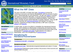 What the IMF Does