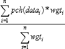 Growth Rate Weighted Average
