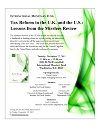 Tax Reform in the U.K. and the U.S.: Lessons from the Mirrlees Review
