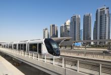 Réseau de tramway flambant neuf dans le quartier de la Marina à Dubaï (UEA). Les réformes visant à améliorer les infrastructures et développer le capital physique peuvent doper la croissance économique à long terme (photo: Iain Masterton/incamerastock/Corbis) 