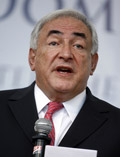 International Monetary Fund Managing Director Dominique Strauss-Kahn speaks at the Warsaw School of Economics about “After the Global Financial Crisis: the Road Ahead